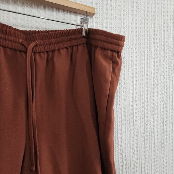 Express Midrise Brown Jogger Pants Women's Plus Size 2X - Picture 4 of 12